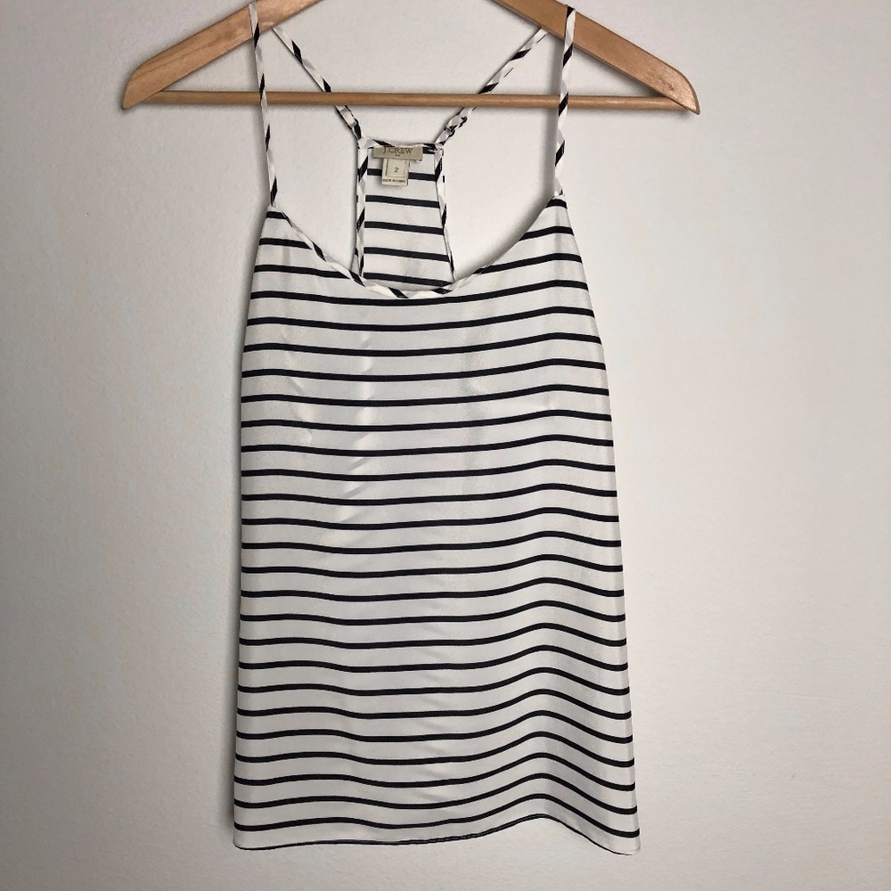 NWOT J. Crew Striped Tank
